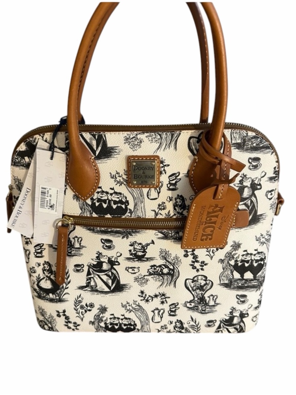 Dooney & Bourke Disney Alice in Wonderland 2022 Satchel NWT - Picture 3 of 11
